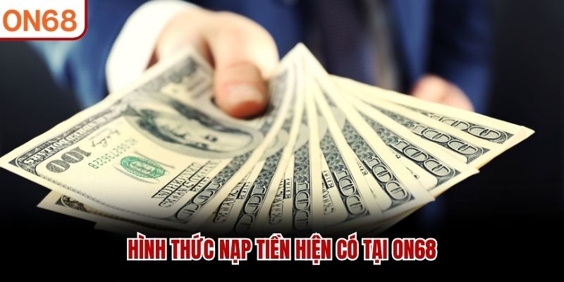 Hình thức nạp tiền hiện có tại ON68